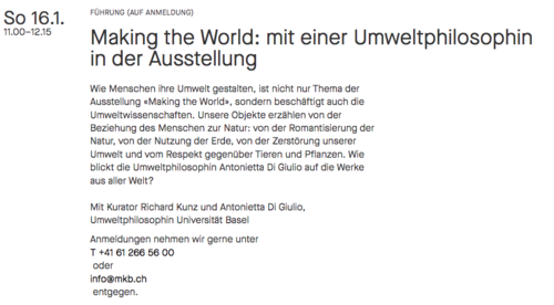 Museumsrundgang mit Dr. Antonietta Di Giulio